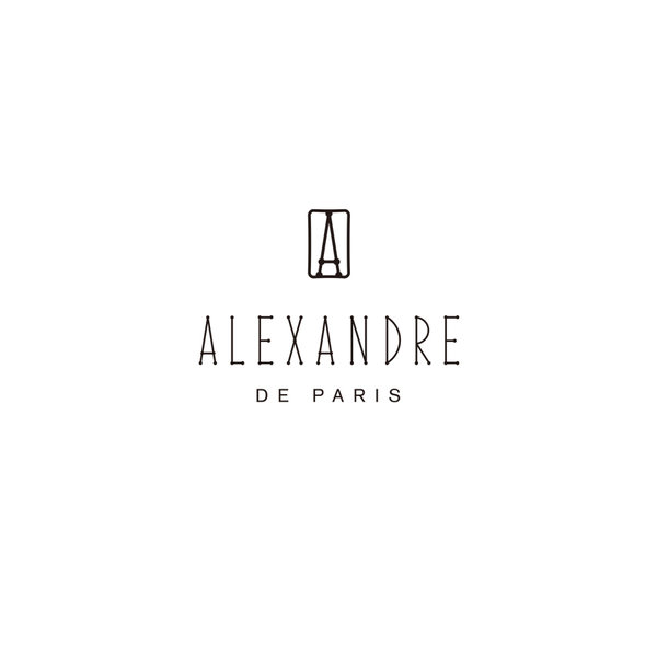 Alexandre de Paris - Haarreif - schmal - braun
