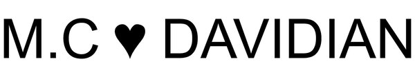 M.C.Davidian - Patentspange - breit 8 cm - beige