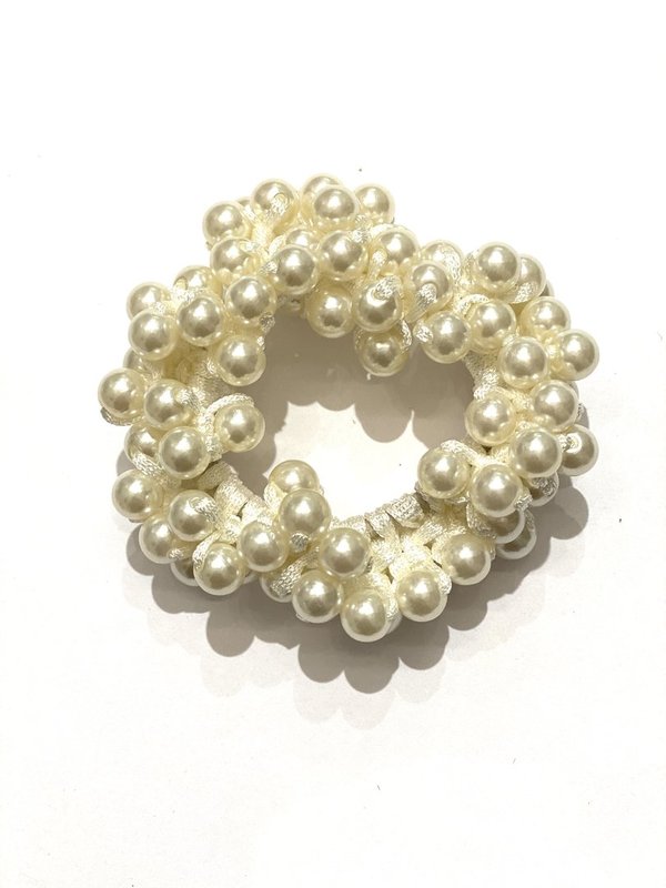 Perlen Zopfgummi - pearl - geht aus dem Sortiment